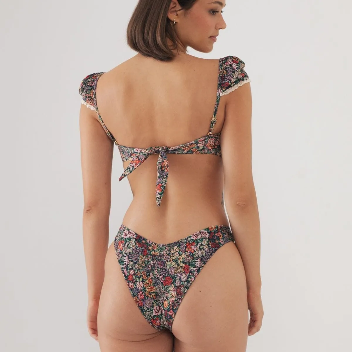 Mara Floral Lulu (Zig-Zag Stitch) Bikini Bottom