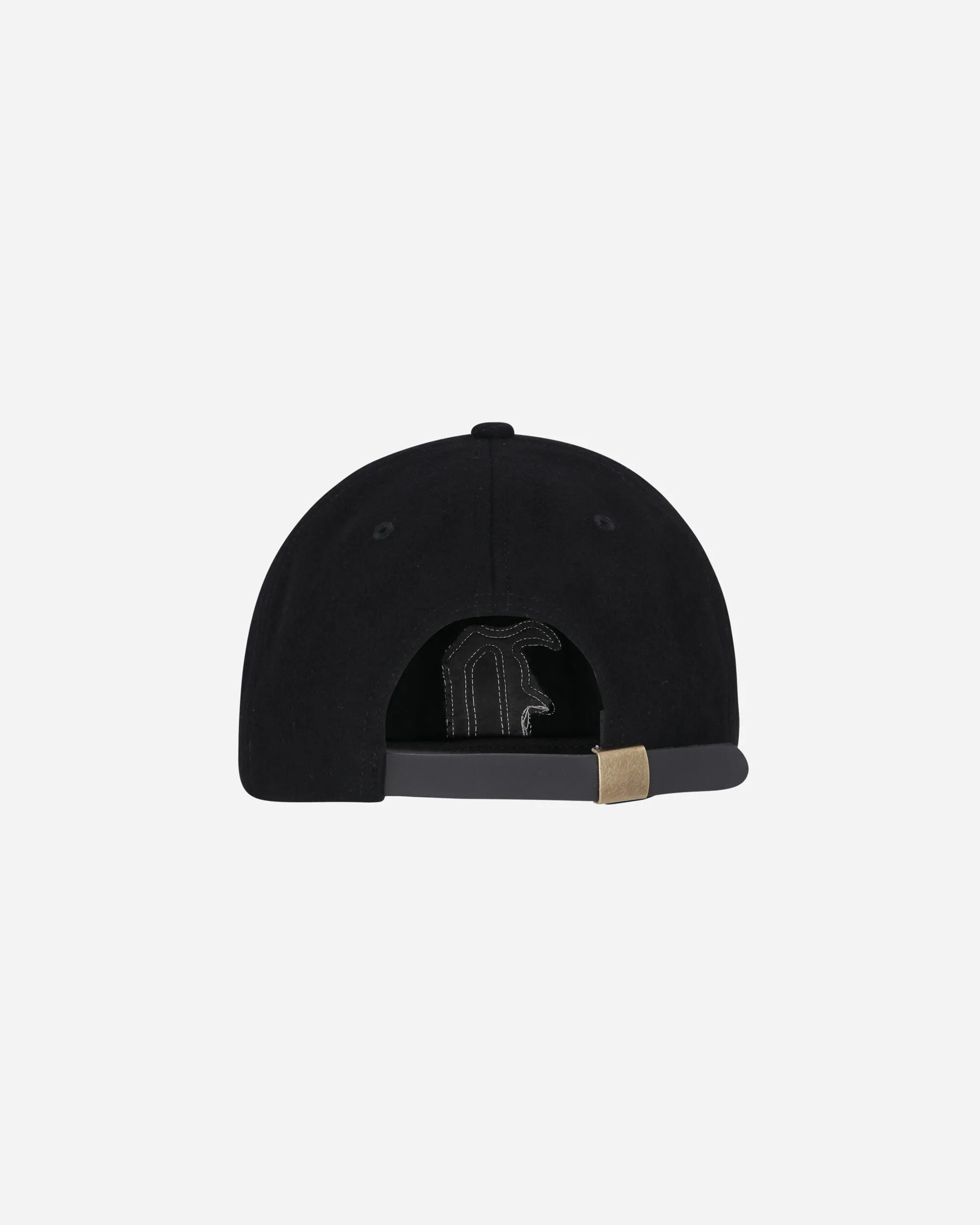 Melton 5-Panel Cap Black