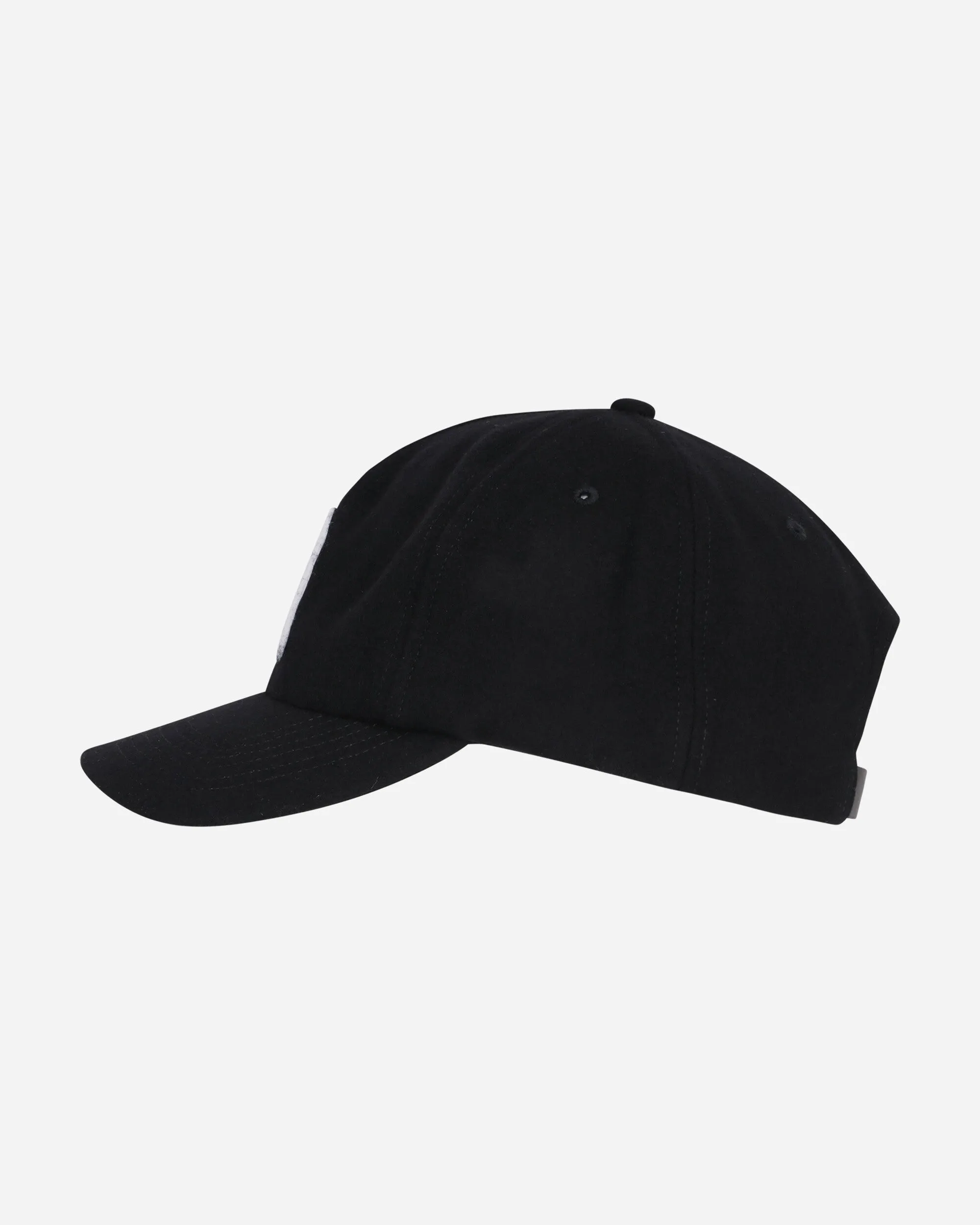 Melton 5-Panel Cap Black