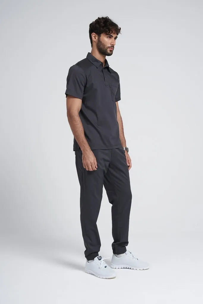 Men's Polo Shirt & Jogger Pants Scrub Set WW615-WW012