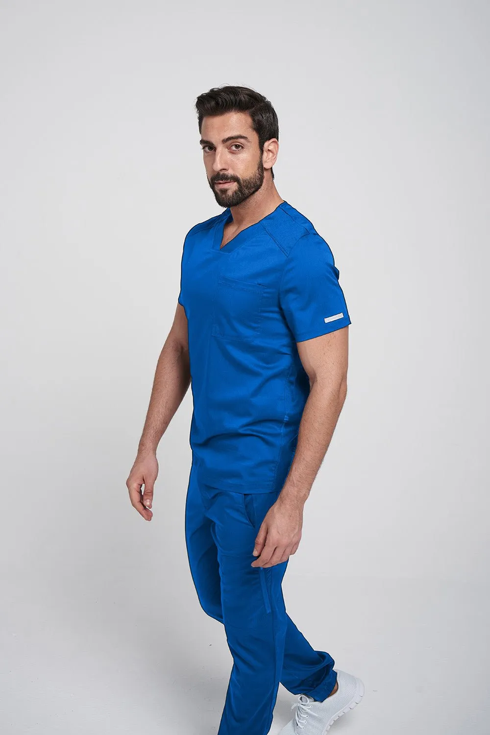 Men's V neck Top & Jogger Pant Scrub Set WW603-WW012