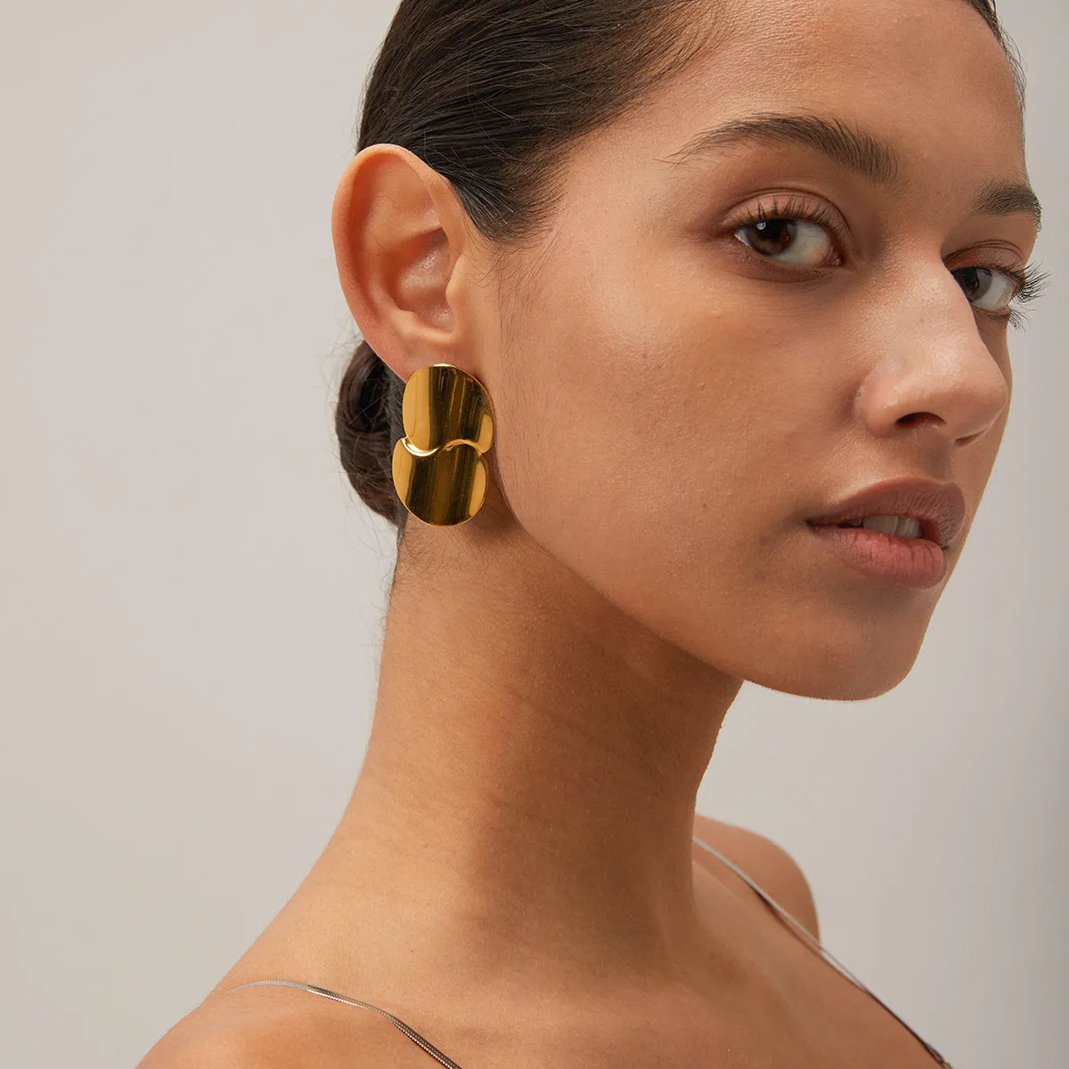 Mireille Gold Earrings