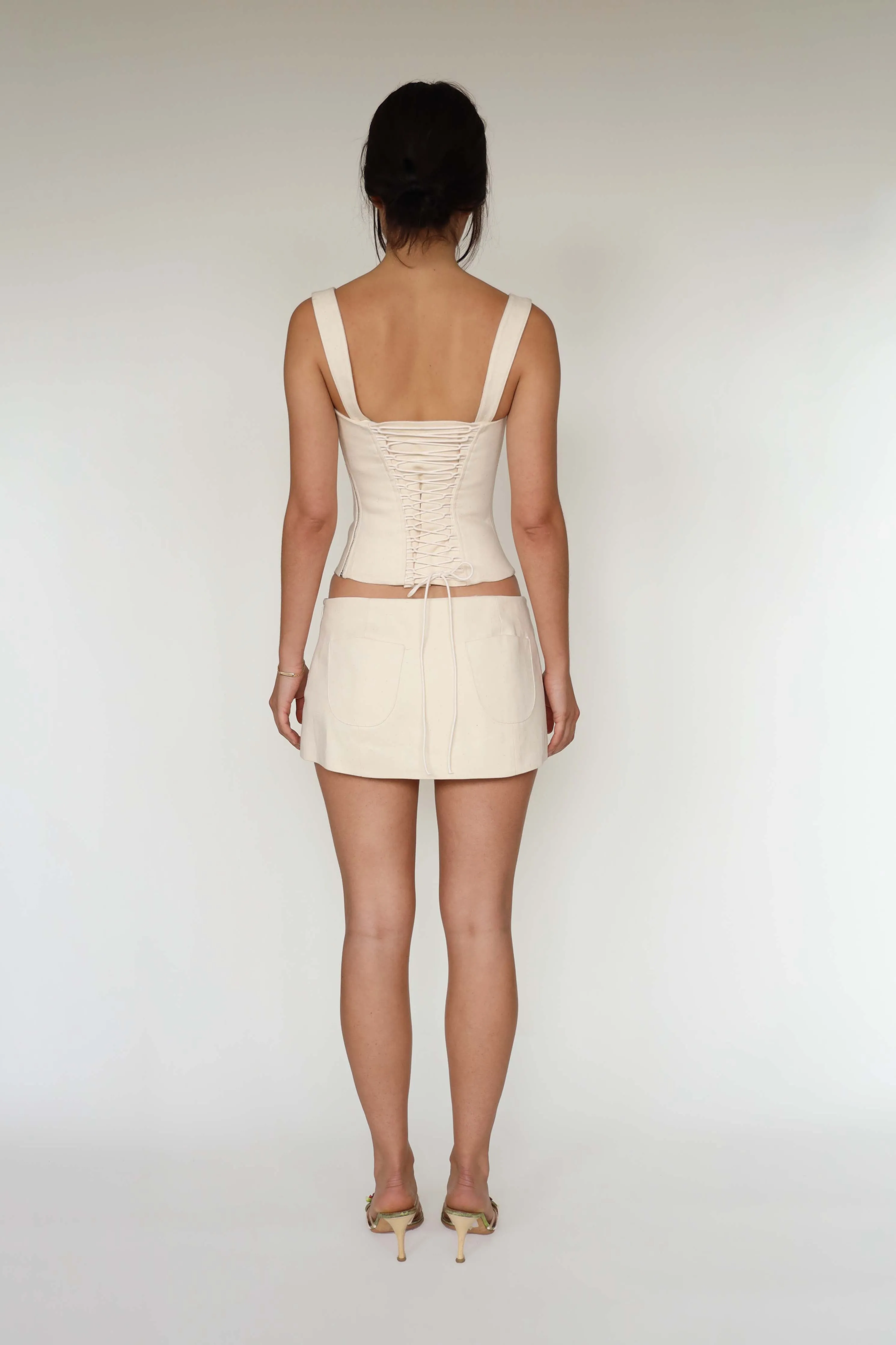 Muslin Mini Skort