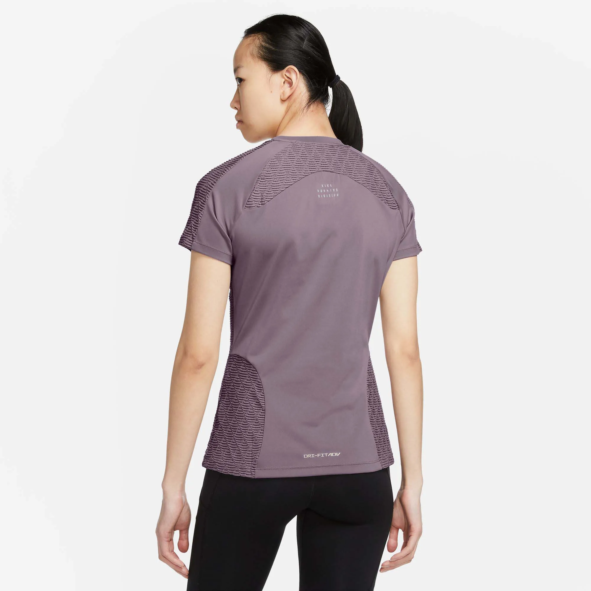 Nike | Women's Dri-Fit ADV Run DVN SS Top - Purple Smoke