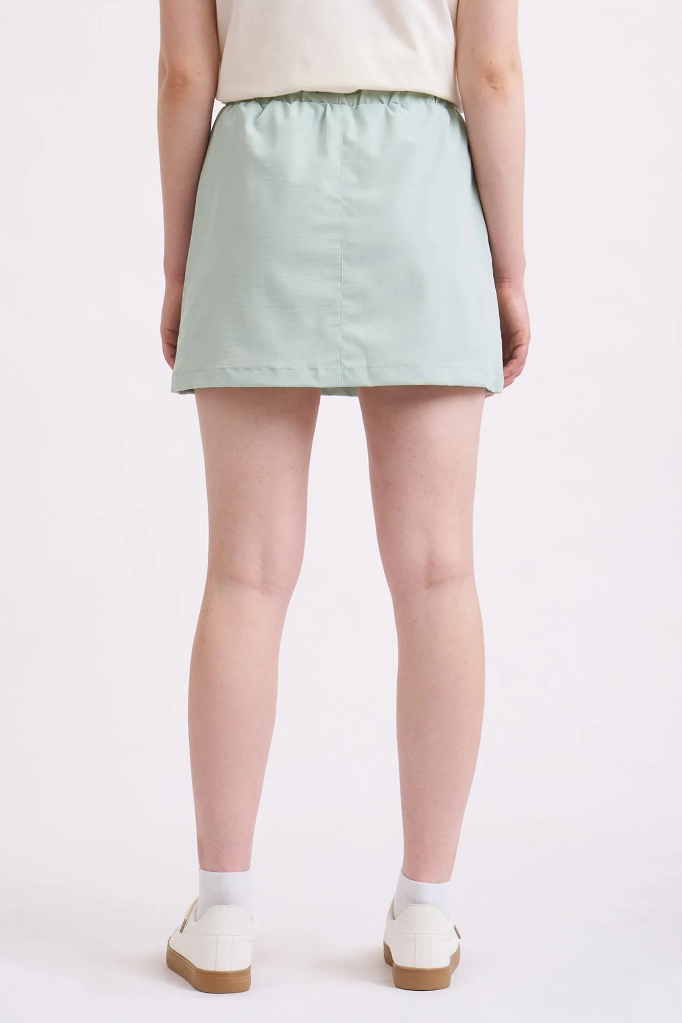 Nylon Cargo Skort