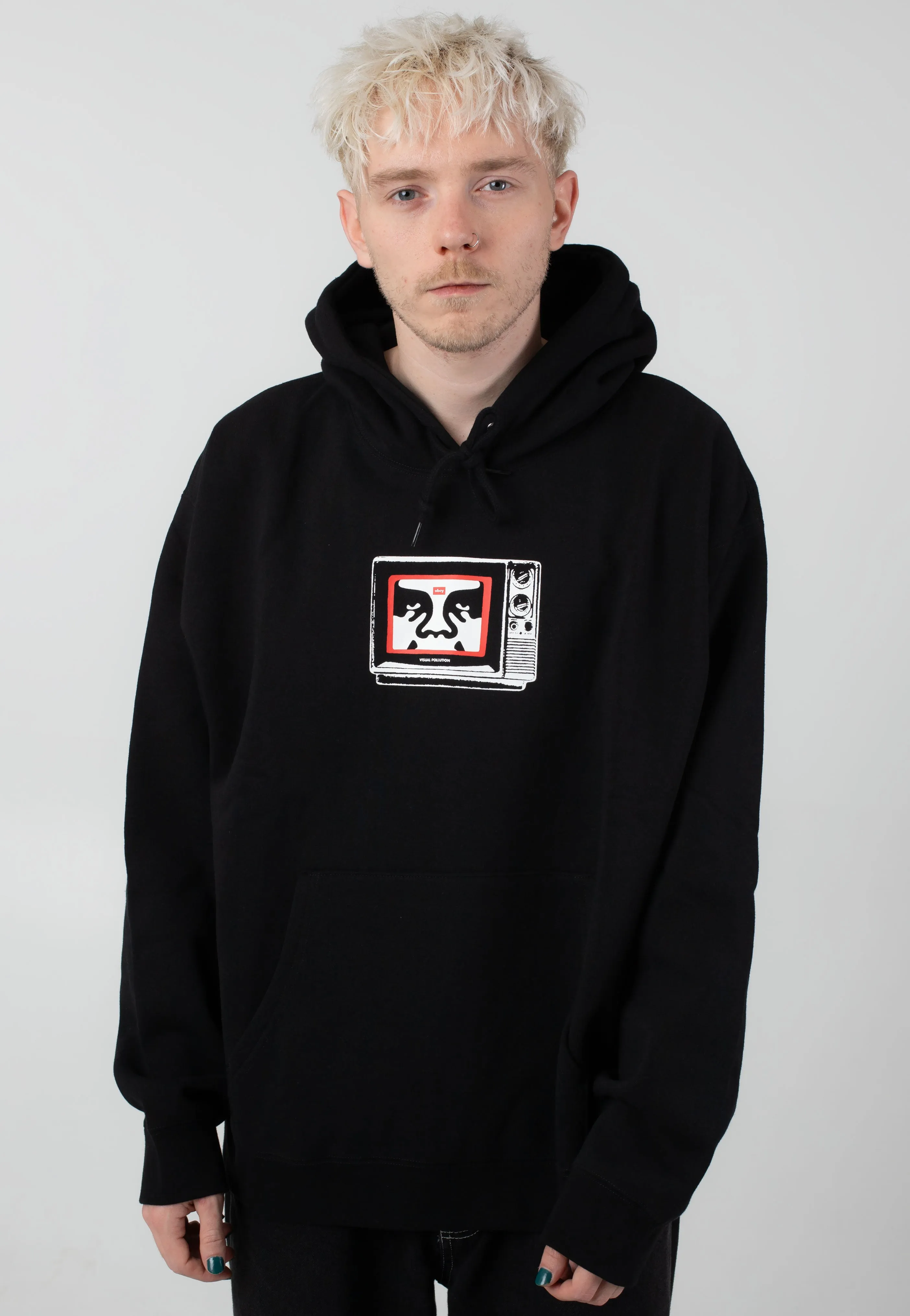 Obey - Tv Black - Hoodie