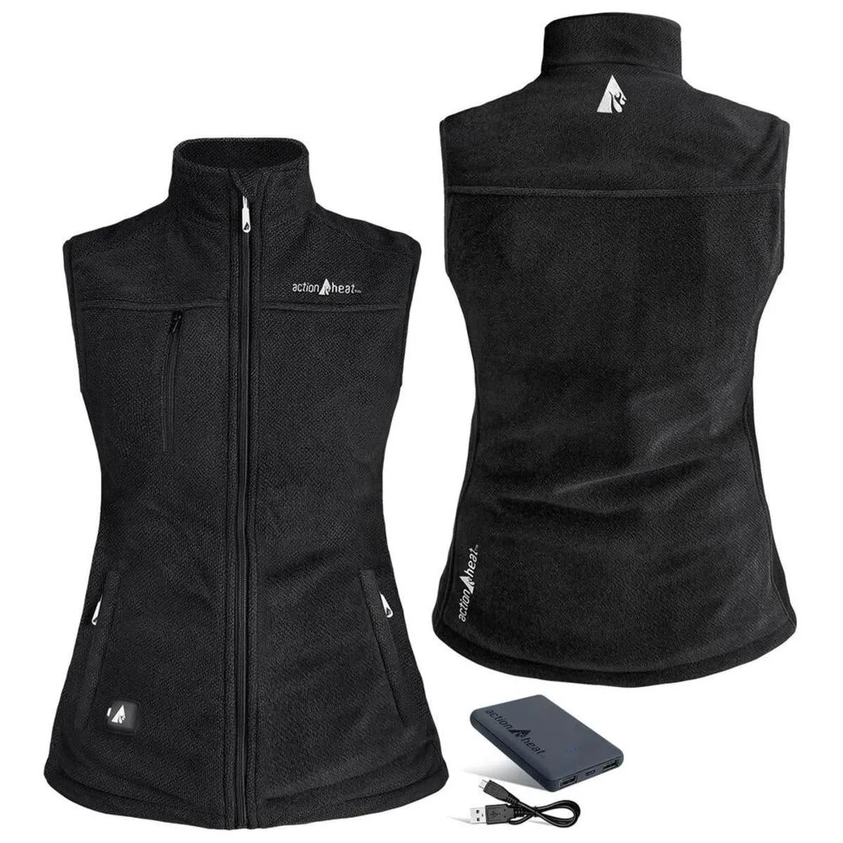 Open Box ActionHeat 5V Women's Performance Fleece Battery Heated Vest