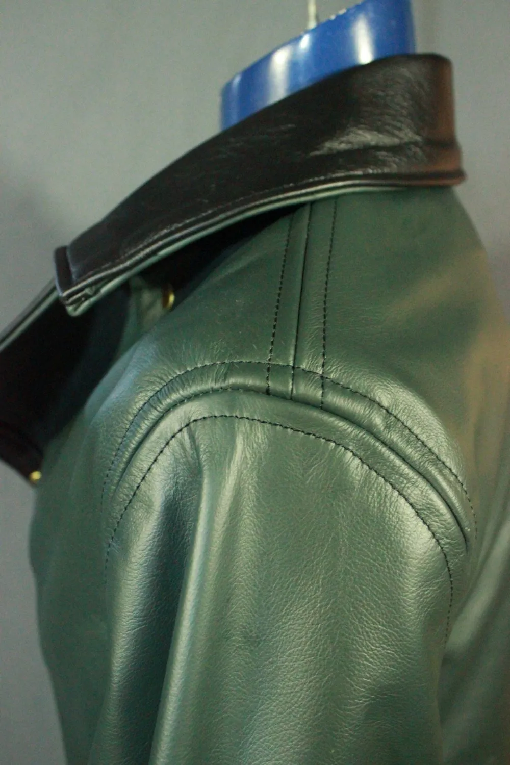 Our Biker Jacket in Forest Green