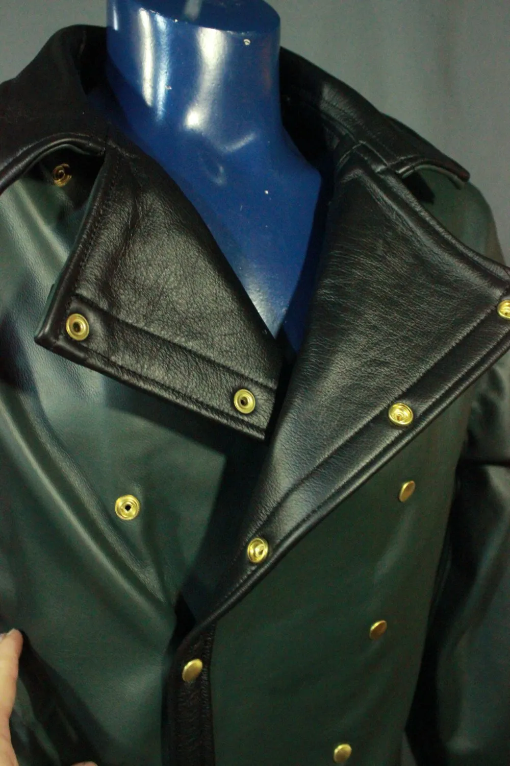 Our Biker Jacket in Forest Green