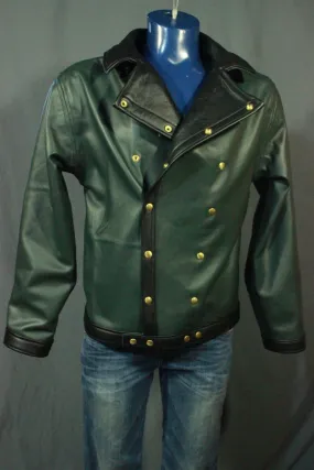 Our Biker Jacket in Forest Green