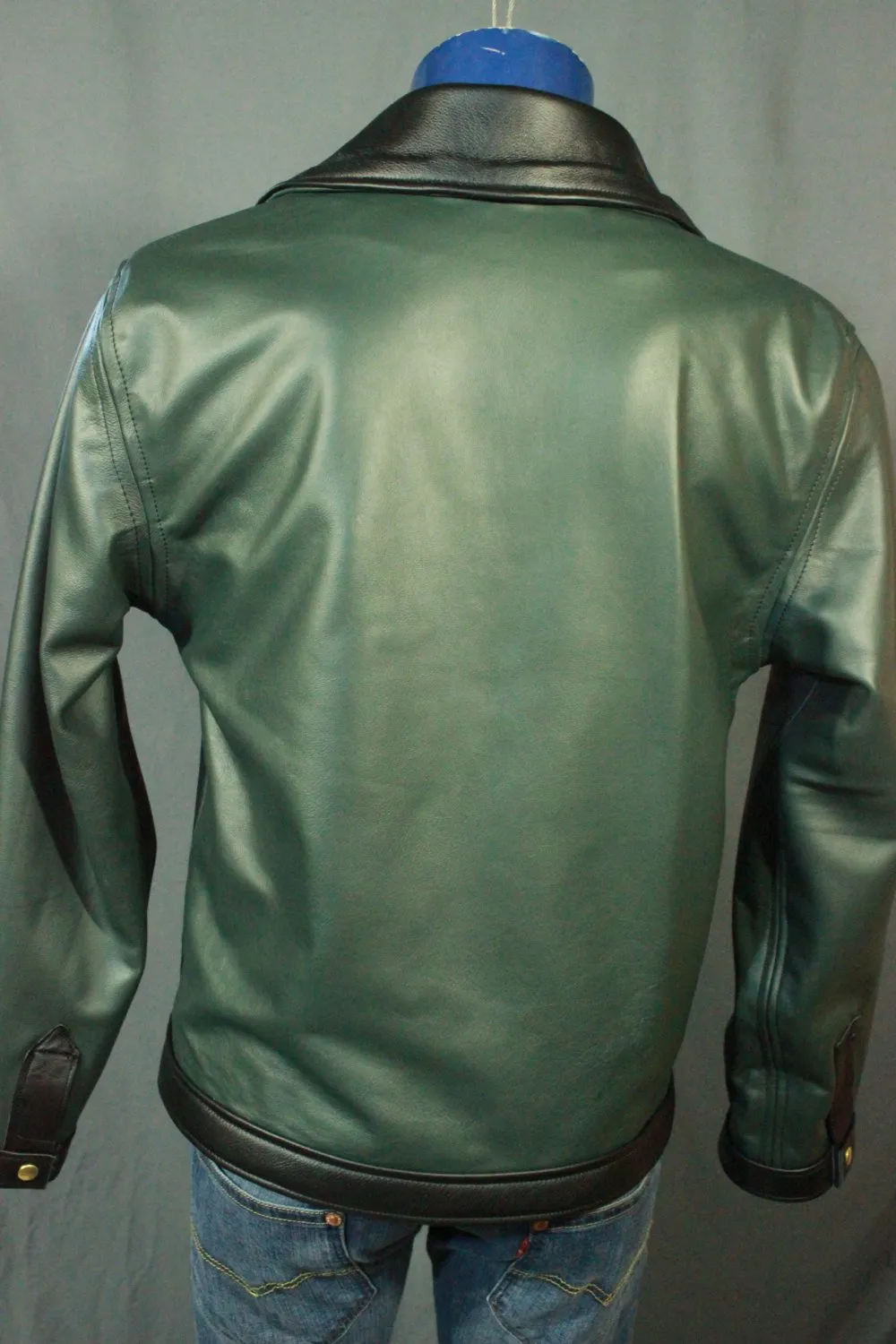 Our Biker Jacket in Forest Green