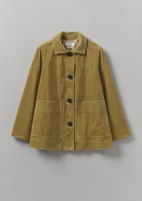 Patch Pocket Organic Cord Jacket | Golden Sand