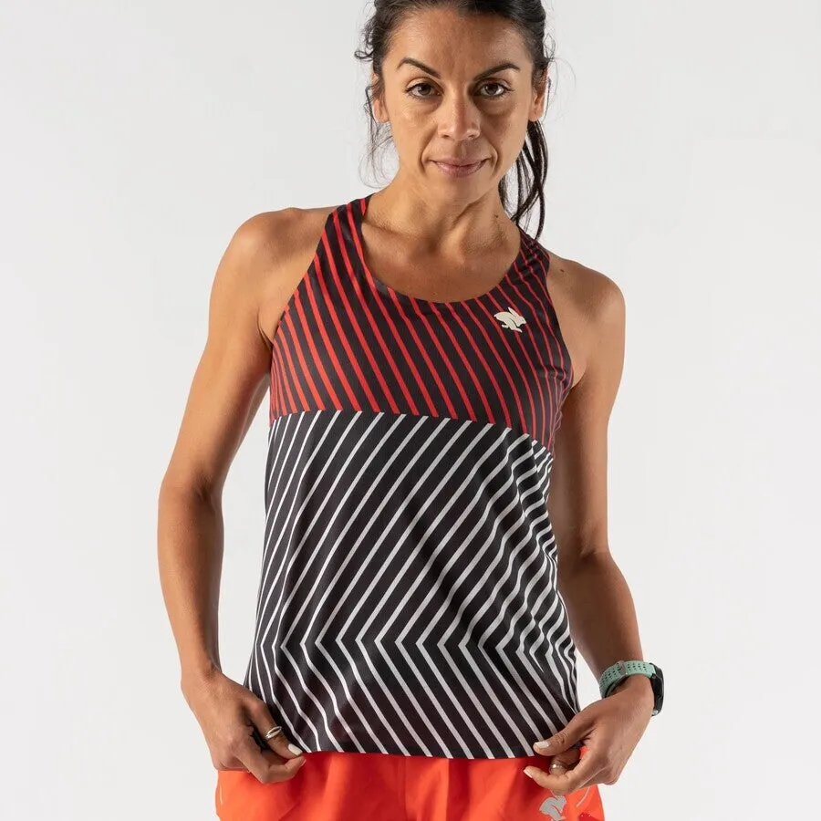 rabbit Speedeez Singlet | Cherry Tomato | Womens