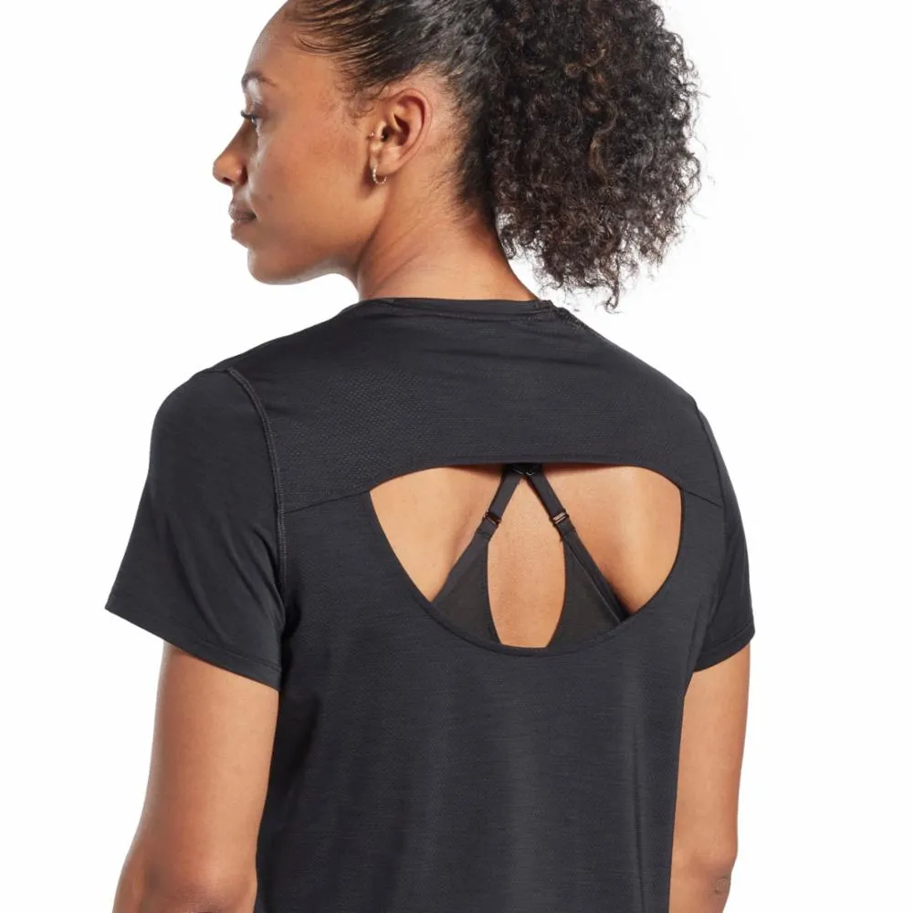 Reebok Apparel Women ACTIVCHILL Athletic T-Shirt BLACK