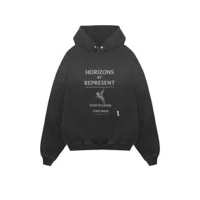 Represent Horizons Hoodie Aged Black