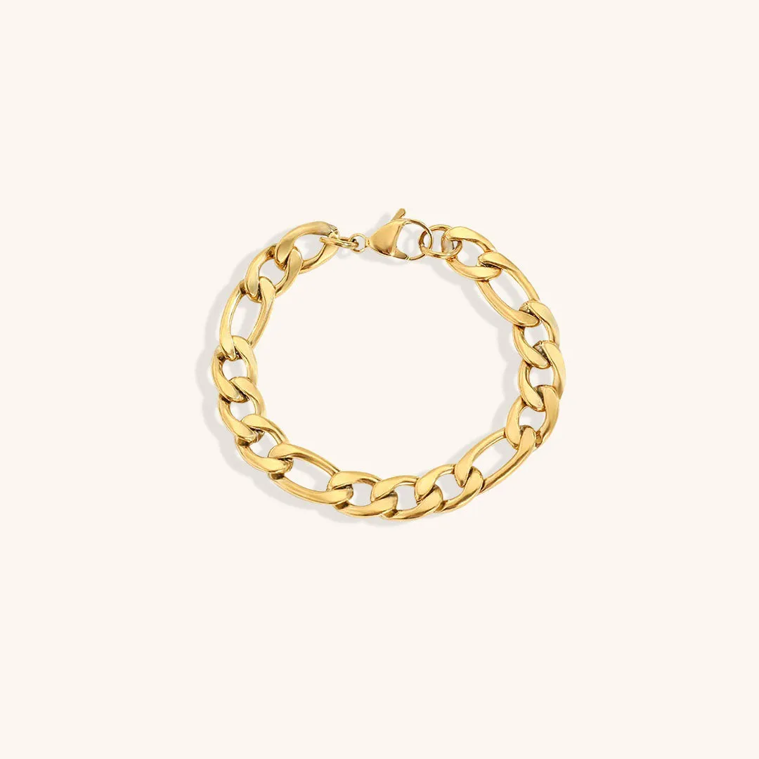 Saturn Gold Chain Bracelet