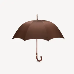 Stripped Cherry Umbrella for Men - Brown