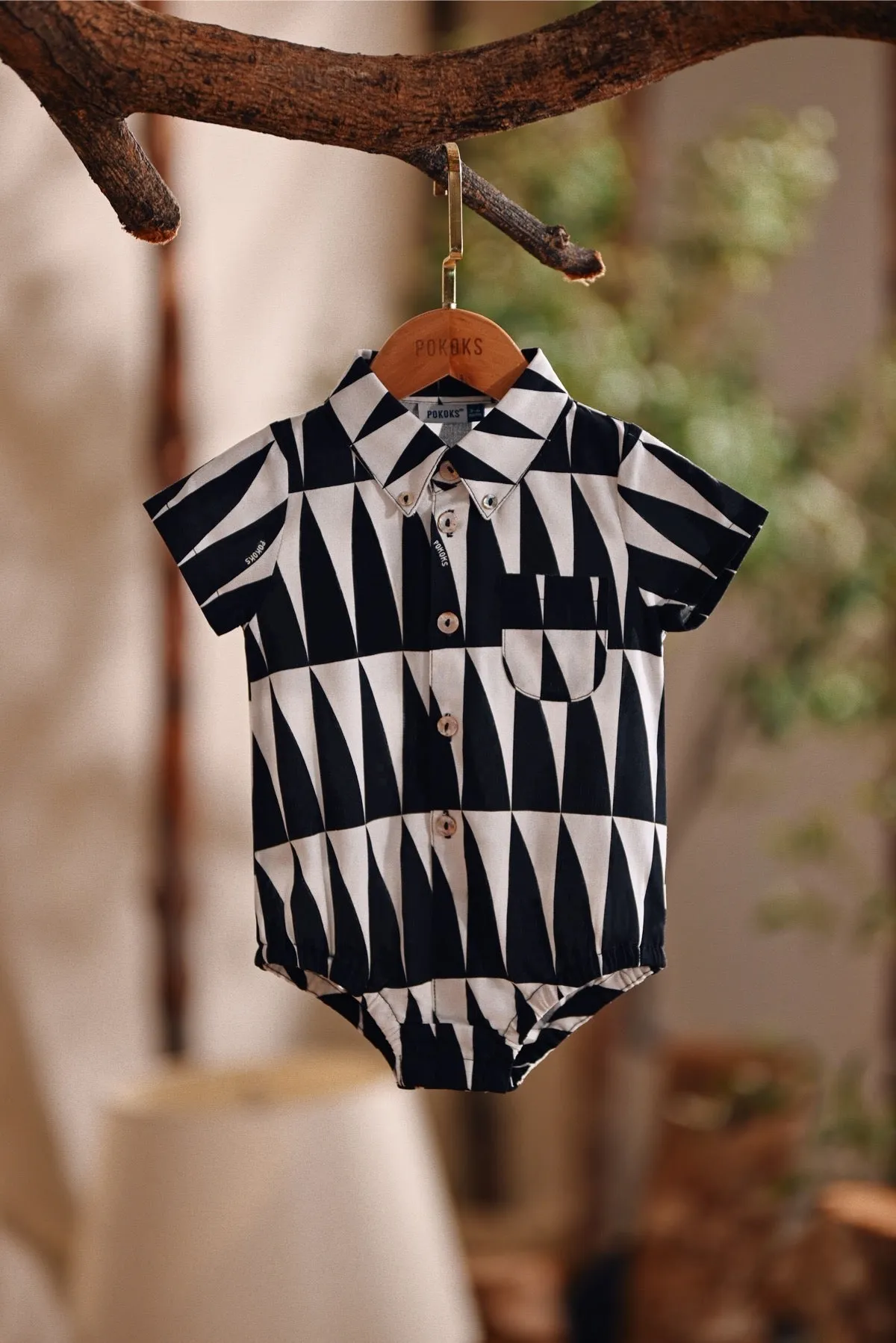 The Bayu Babies Batik Romper - Sail