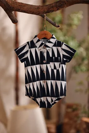 The Bayu Babies Batik Romper - Sail