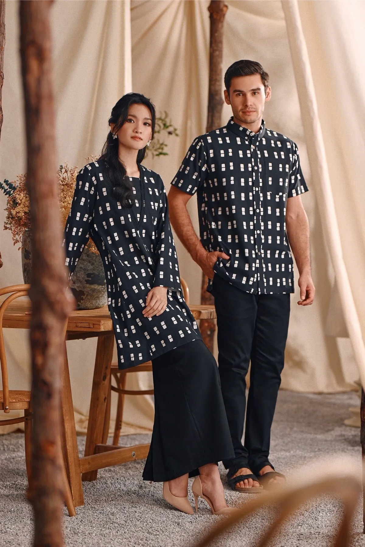 The Bayu Men Batik Shirt - Dusk