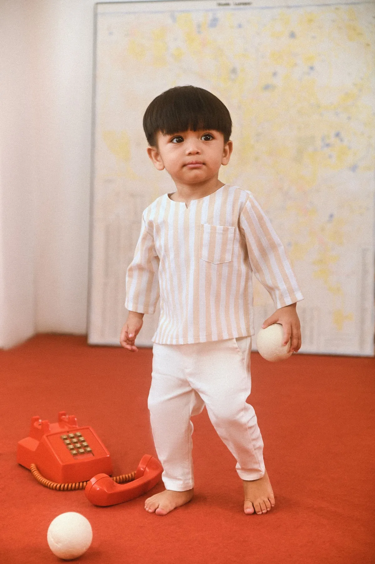 The Champions Babies Savvy Kurta - Captain Stripe