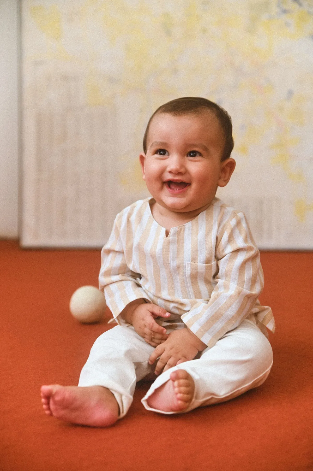 The Champions Babies Savvy Kurta - Captain Stripe