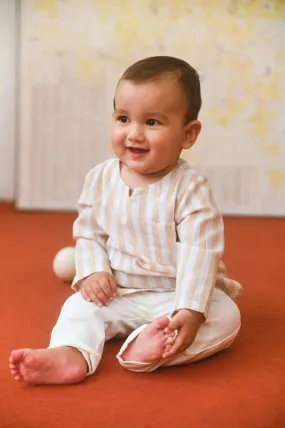 The Champions Babies Savvy Kurta - Captain Stripe