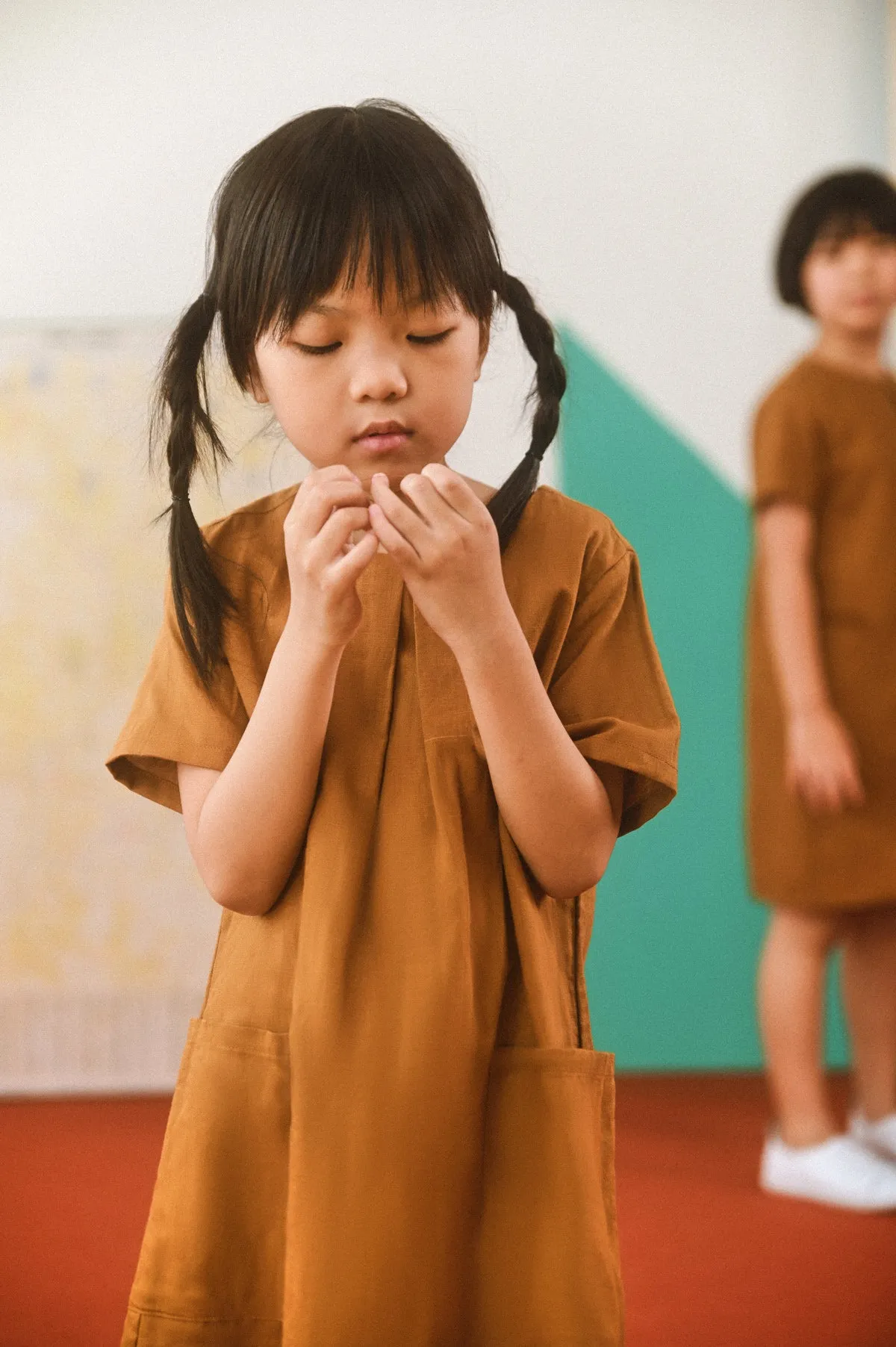 The Champions Jolly Short Sleeve Dress - Burnt Caramel