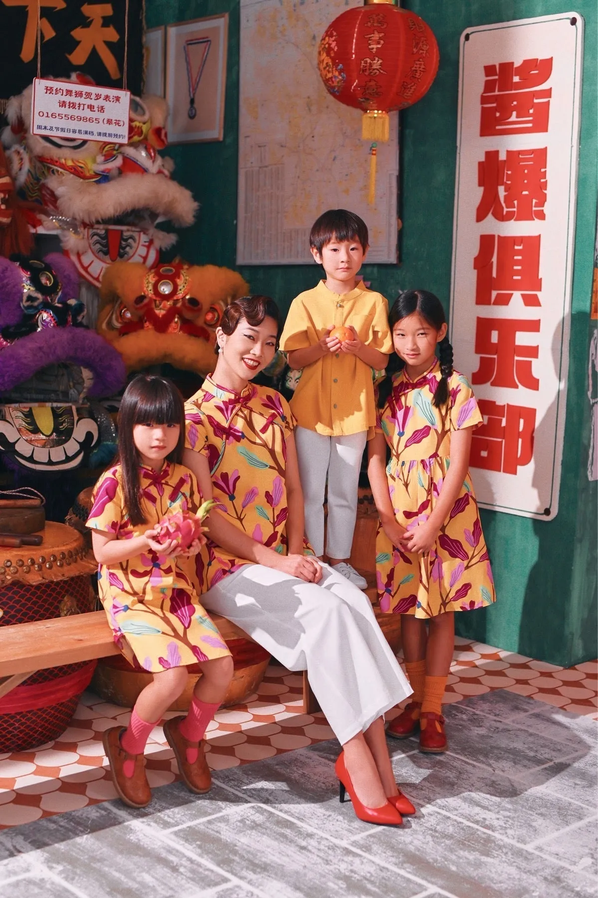 The Chinatown Mandarin Shirt - Dijon Mustard