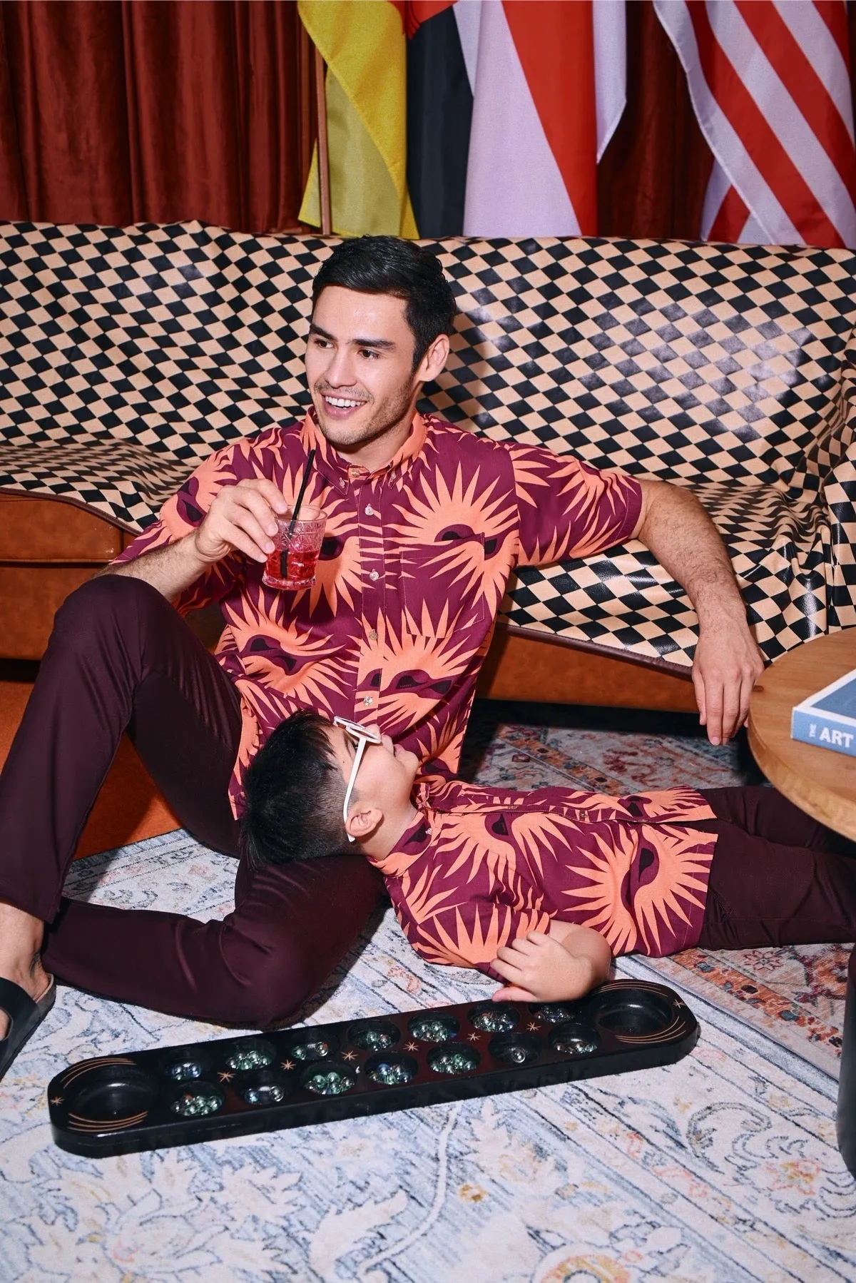 The Congkak Men Batik Shirt - Edge