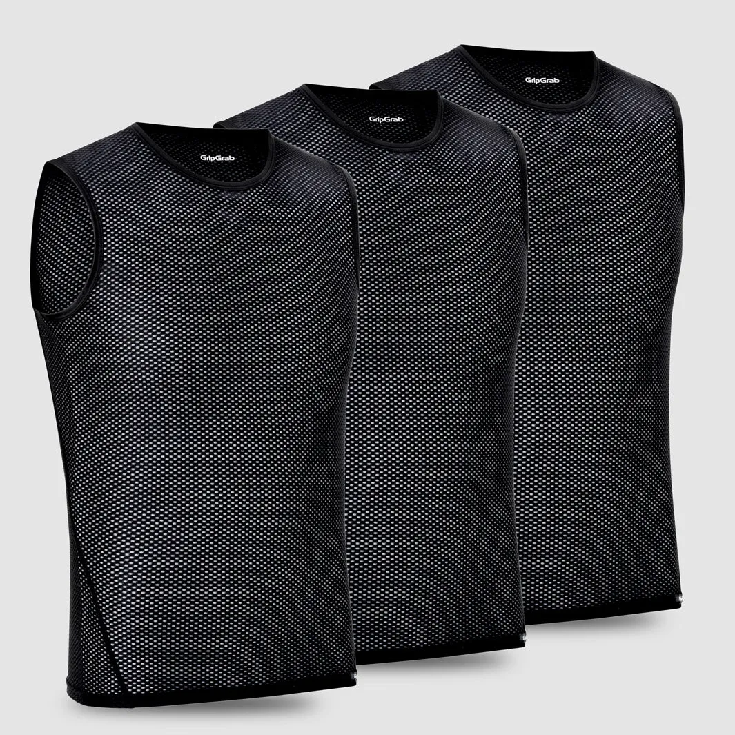 Ultralight Mesh Sleeveless Base Layer 3-Pack