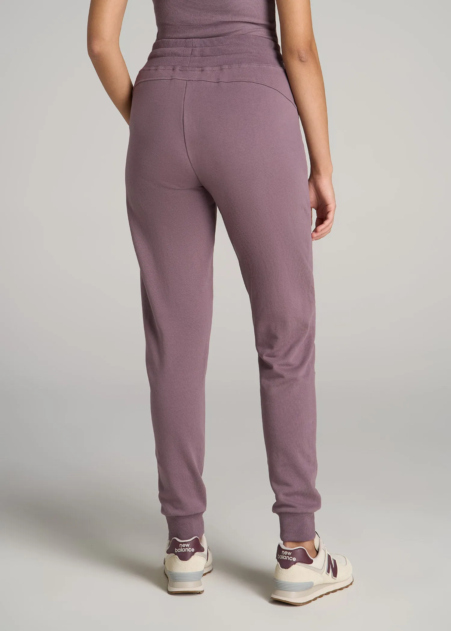 Wearever French Terry Tall Women's Joggers in Smoked Mauve