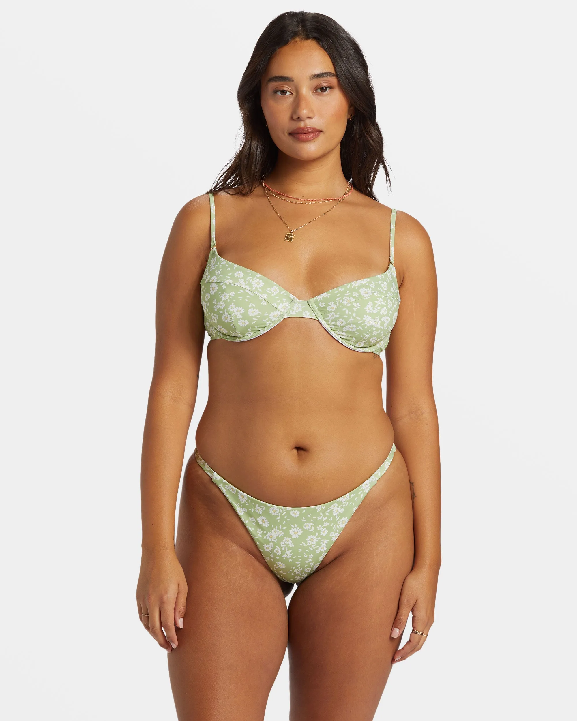 Wild West Ditsy Morgan Underwire Bikini Top - Willow